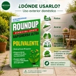 ROUNDUP - Herbicida para todo tipo de malas hierbas 250 ml