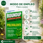 ROUNDUP - Herbicida para todo tipo de malas hierbas 250 ml