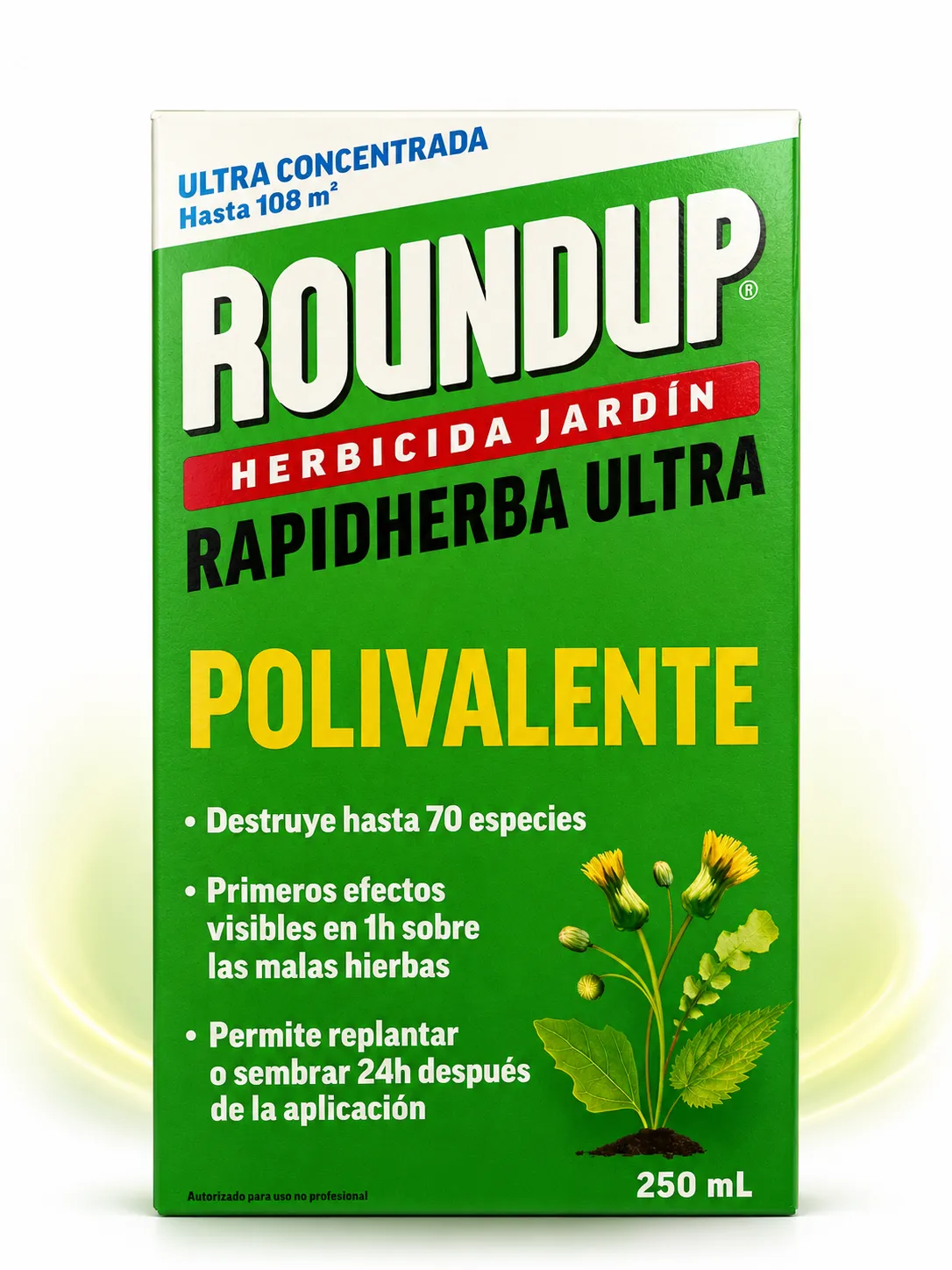 ROUNDUP – Herbicida para todo tipo de malas hierbas 250 ml
