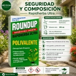ROUNDUP - Herbicida para todo tipo de malas hierbas 250 ml
