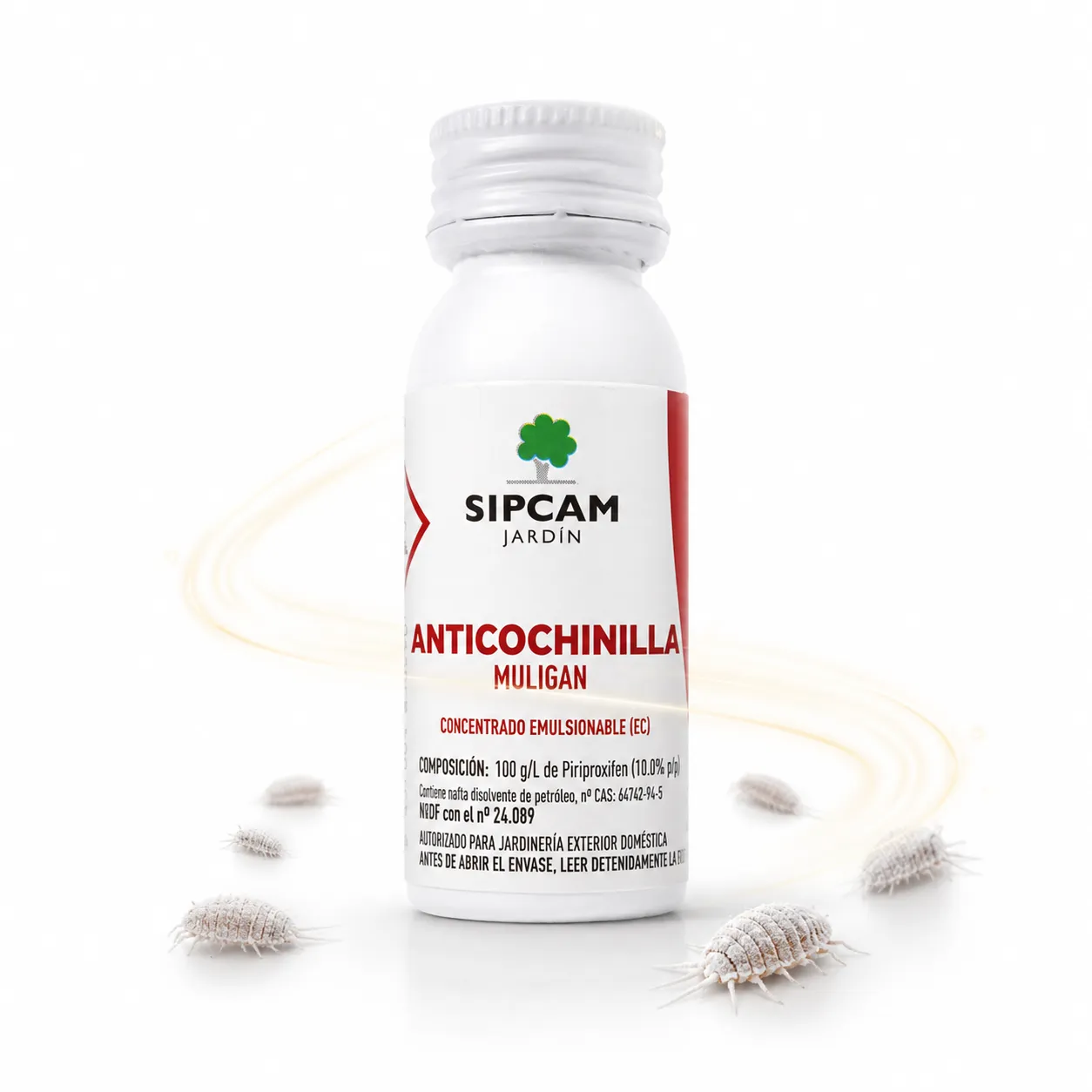 Anticochinilla Muligan Sipcam 10 ml para Cochinillas en Jardín