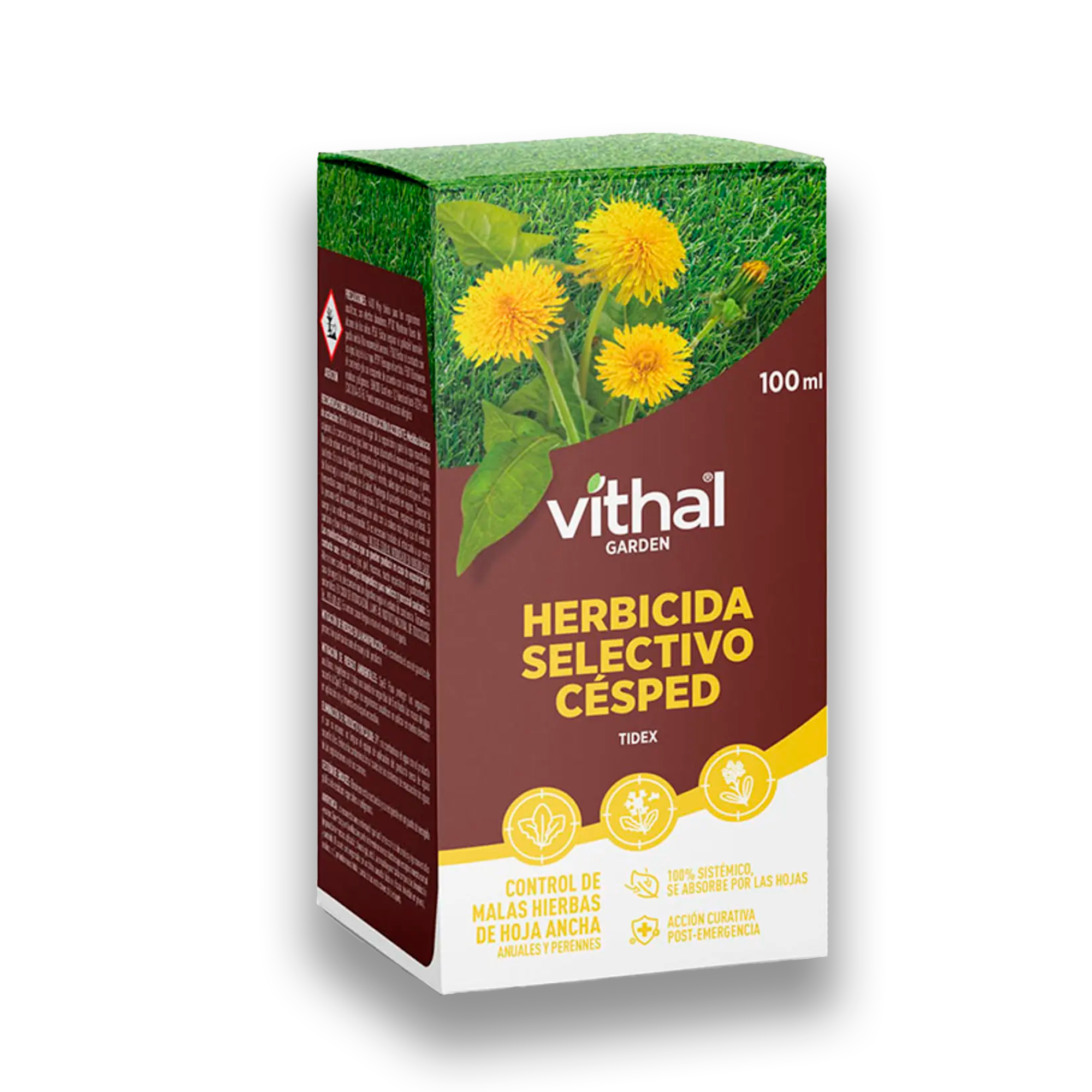 Herbicida Selectivo para Césped 100ml – Elimina las malas hierbas de tu césped y hoja ancha