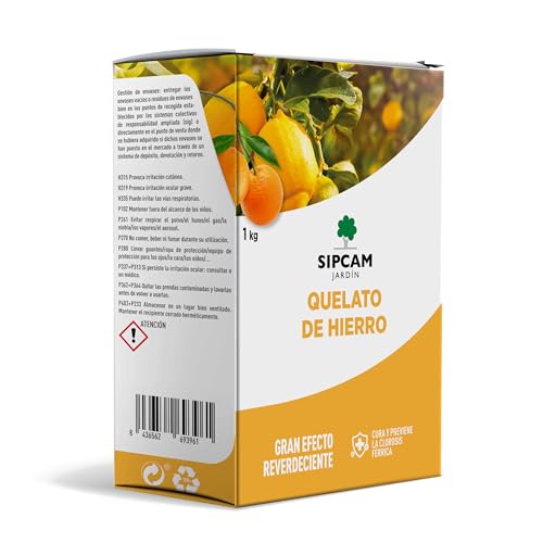 Quelato de Hierro 1kg – Corrector de Hierro contra Clorosis Férrica para Árboles y Plantas