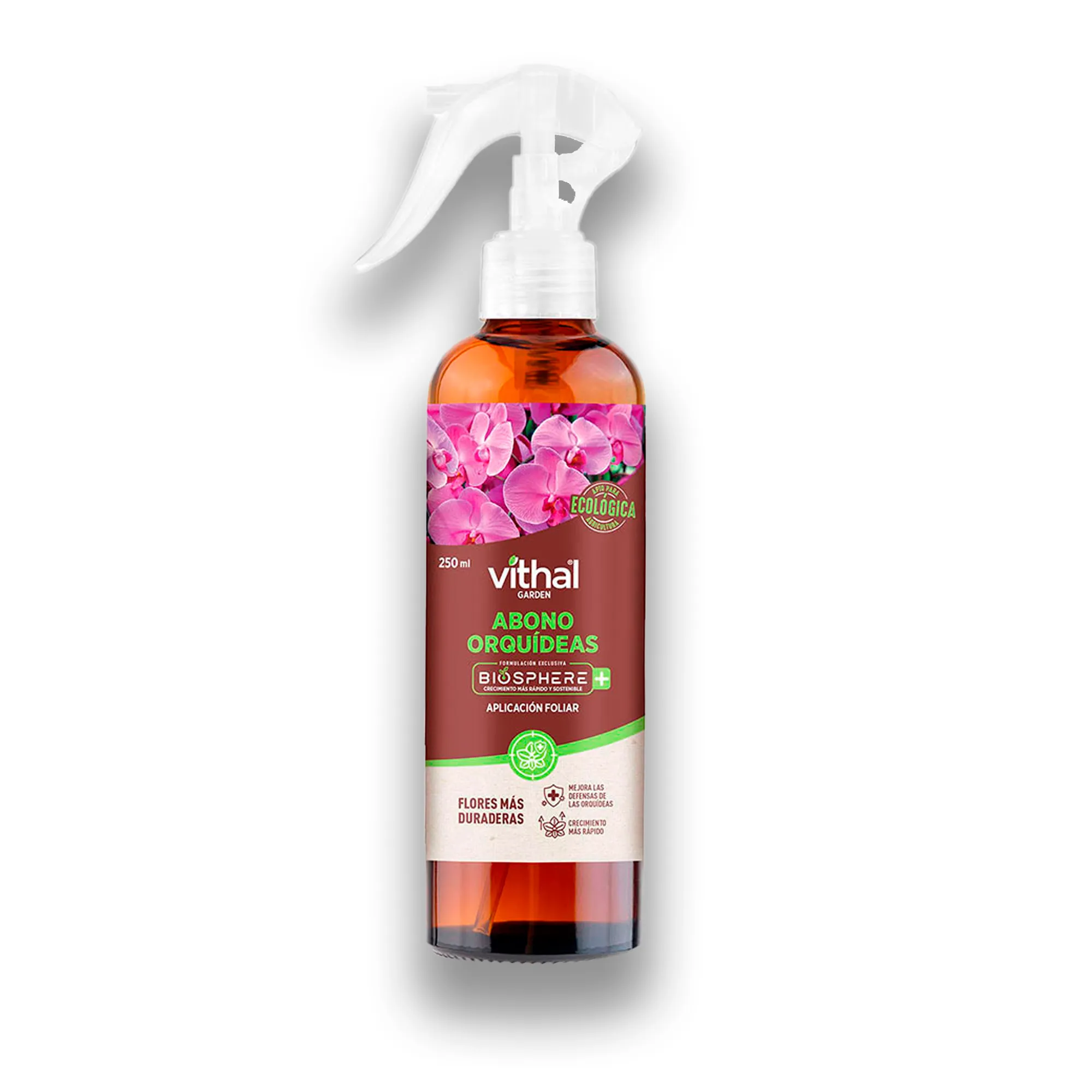 Abono Ecológico Orquídeas Vithal Garden Spray Foliar 250 ml
