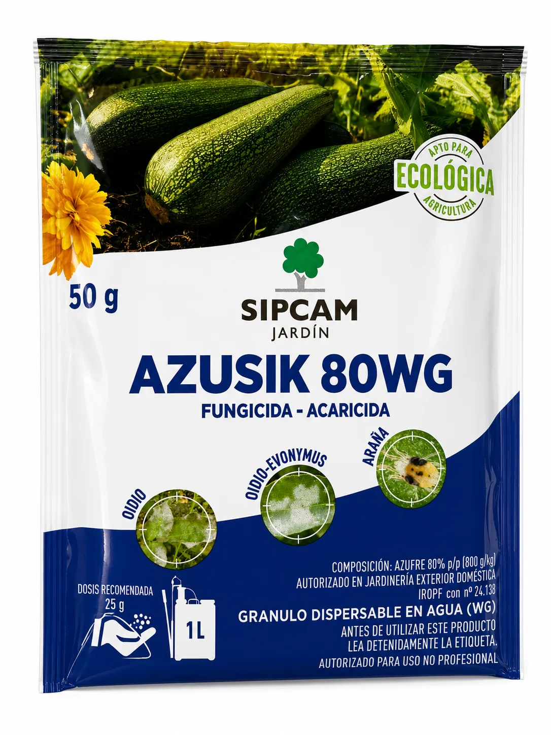 Azufre en Polvo Mojable Ecológico 50g