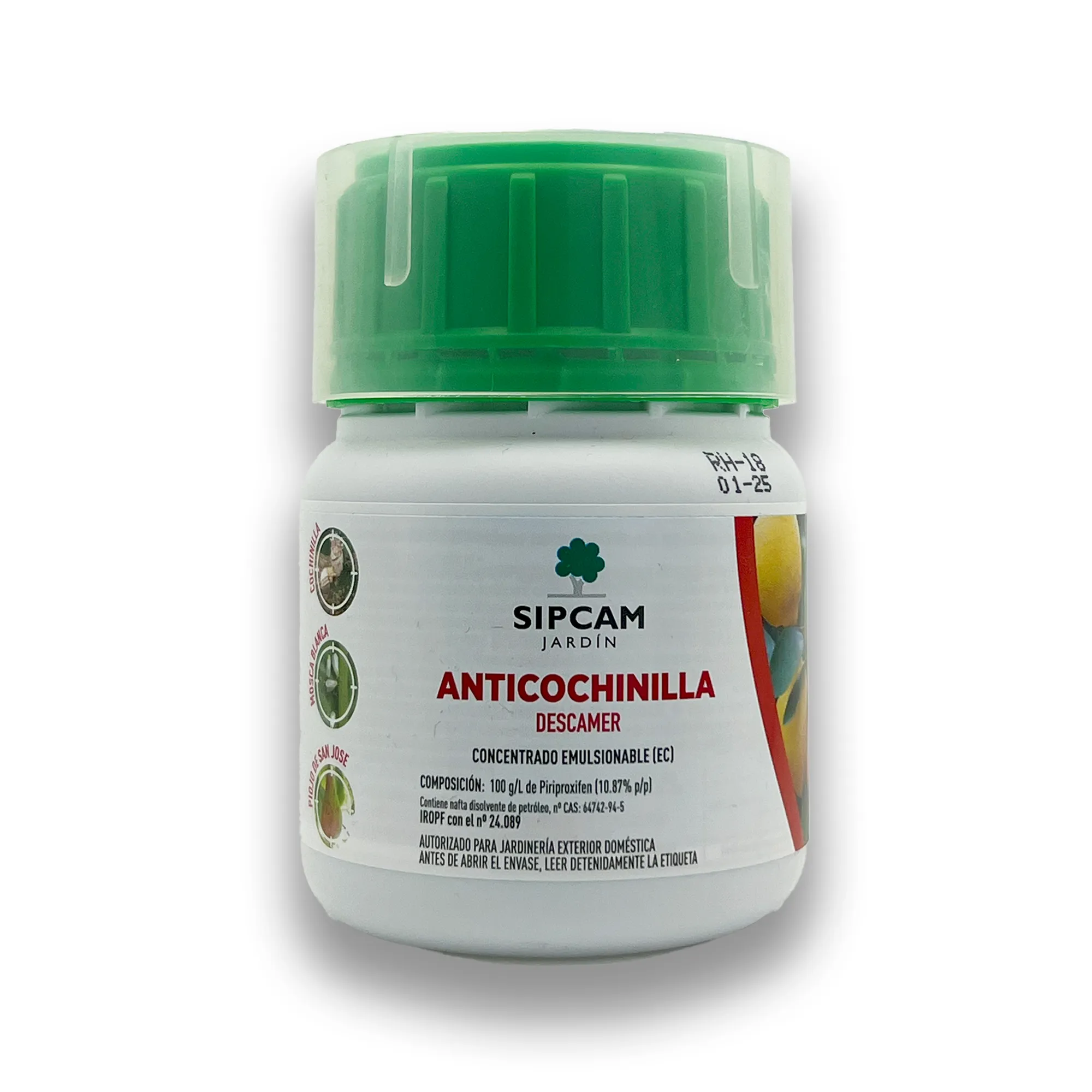Insecticida Anticochinillas Muligan 100 ml – Doble Acción contra Cochinillas, Mosca Blanca y Caparreta