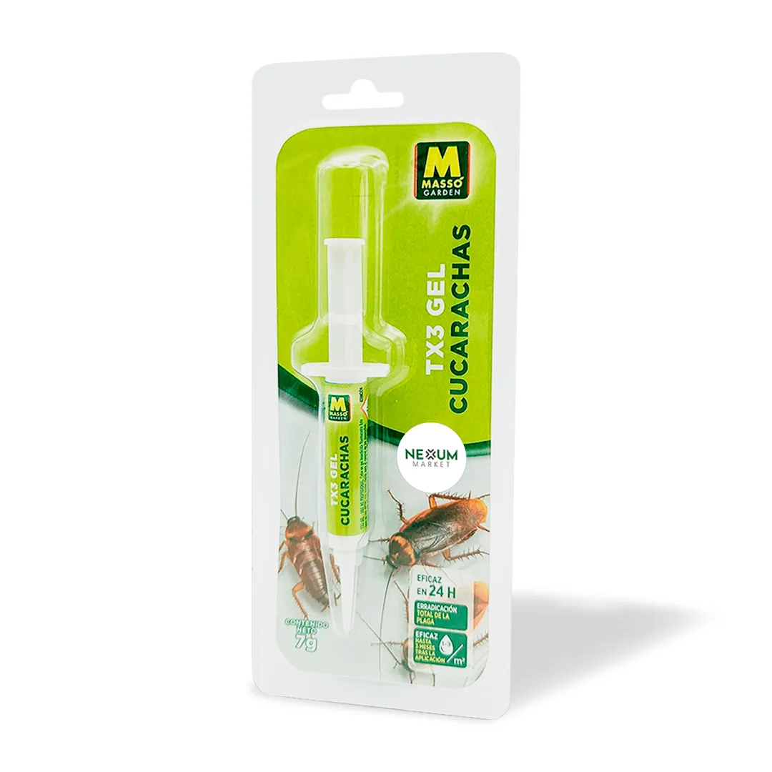 Gel Anti Cucarachas Massó Garden TX3 7g Efecto 24 h