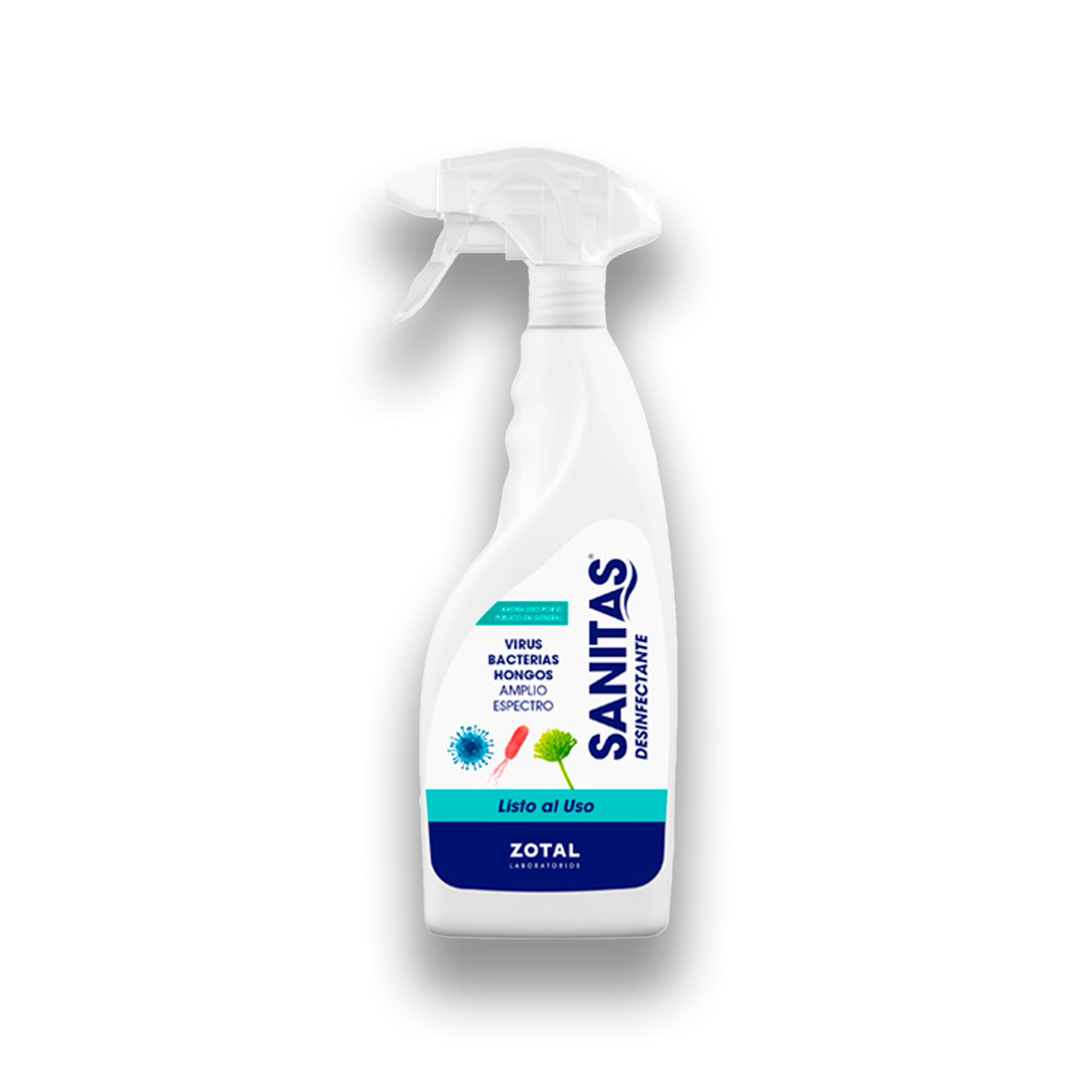 Desinfectante SANITAS LISTO AL USO 750ml – Spray Virucida, Bactericida y Fungicida para Entornos Ganaderos y Mascotas