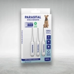 Pipetas Naturales PARASITAL para Perros Medianos 10-25 kg – Protección Mensual contra Pulgas, Garrapatas y Mosquitos Leishmaniosis