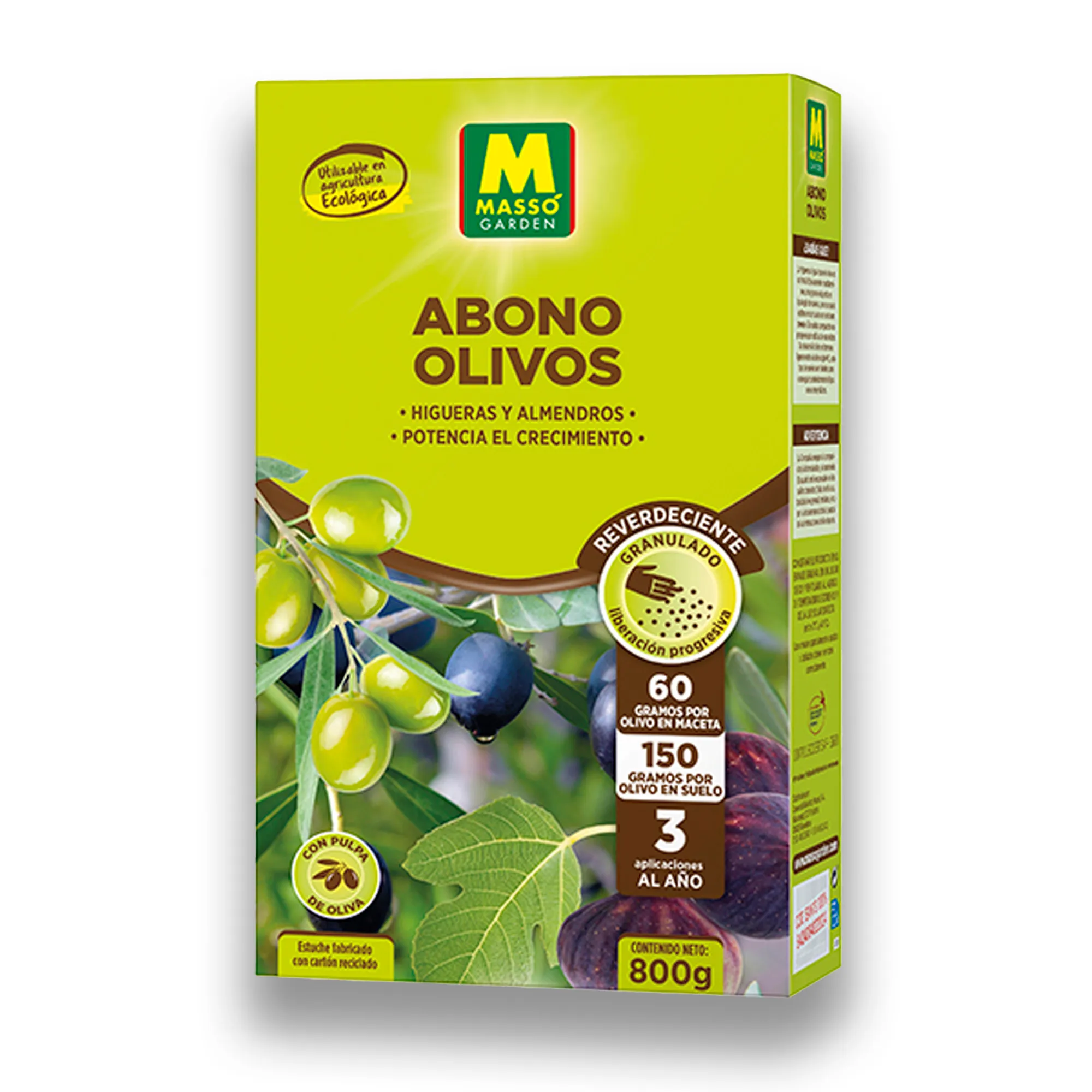 Abono para Olivos 800gr – Nutrición Completa con Nitrógeno, Potasio y Boro
