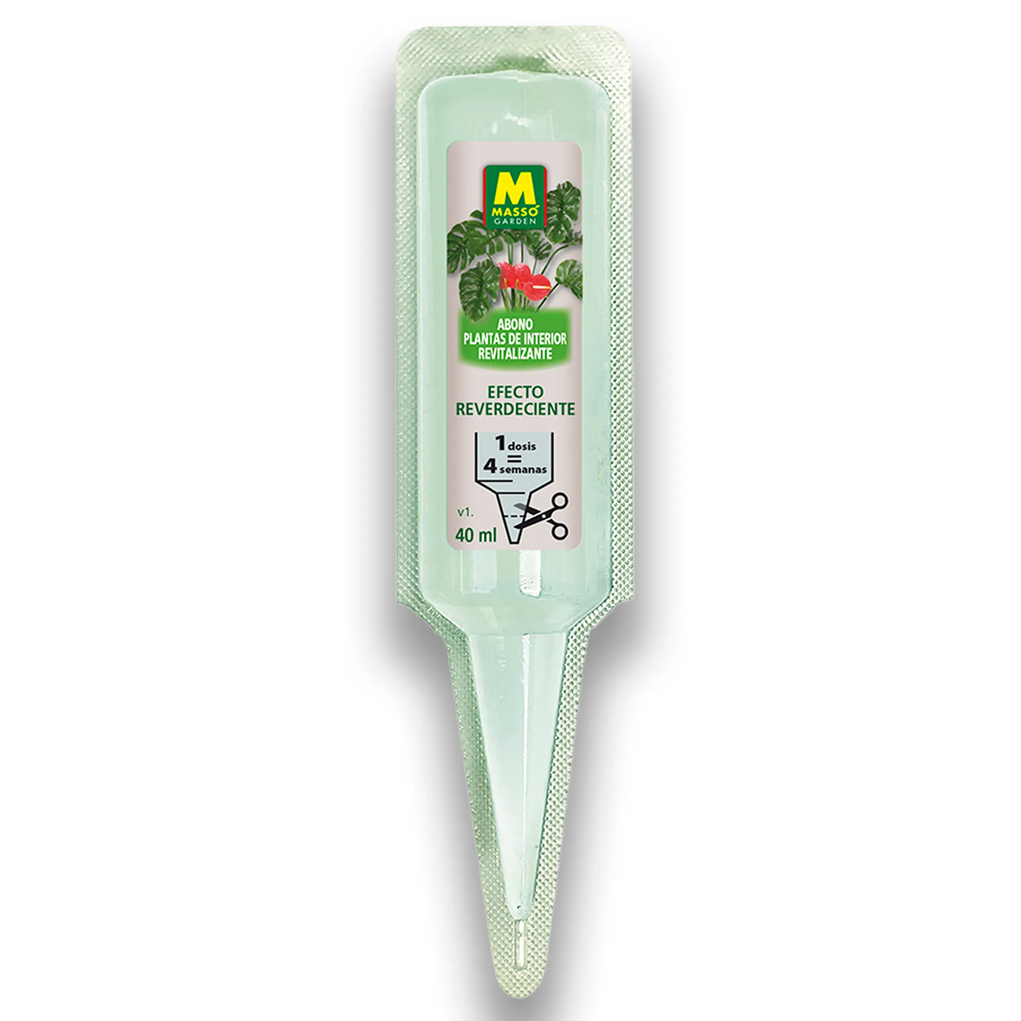 Pipetas Fertilizantes Plantas de Interior 40ml – Nutrición instantánea para hojas verdes y plantas sanas