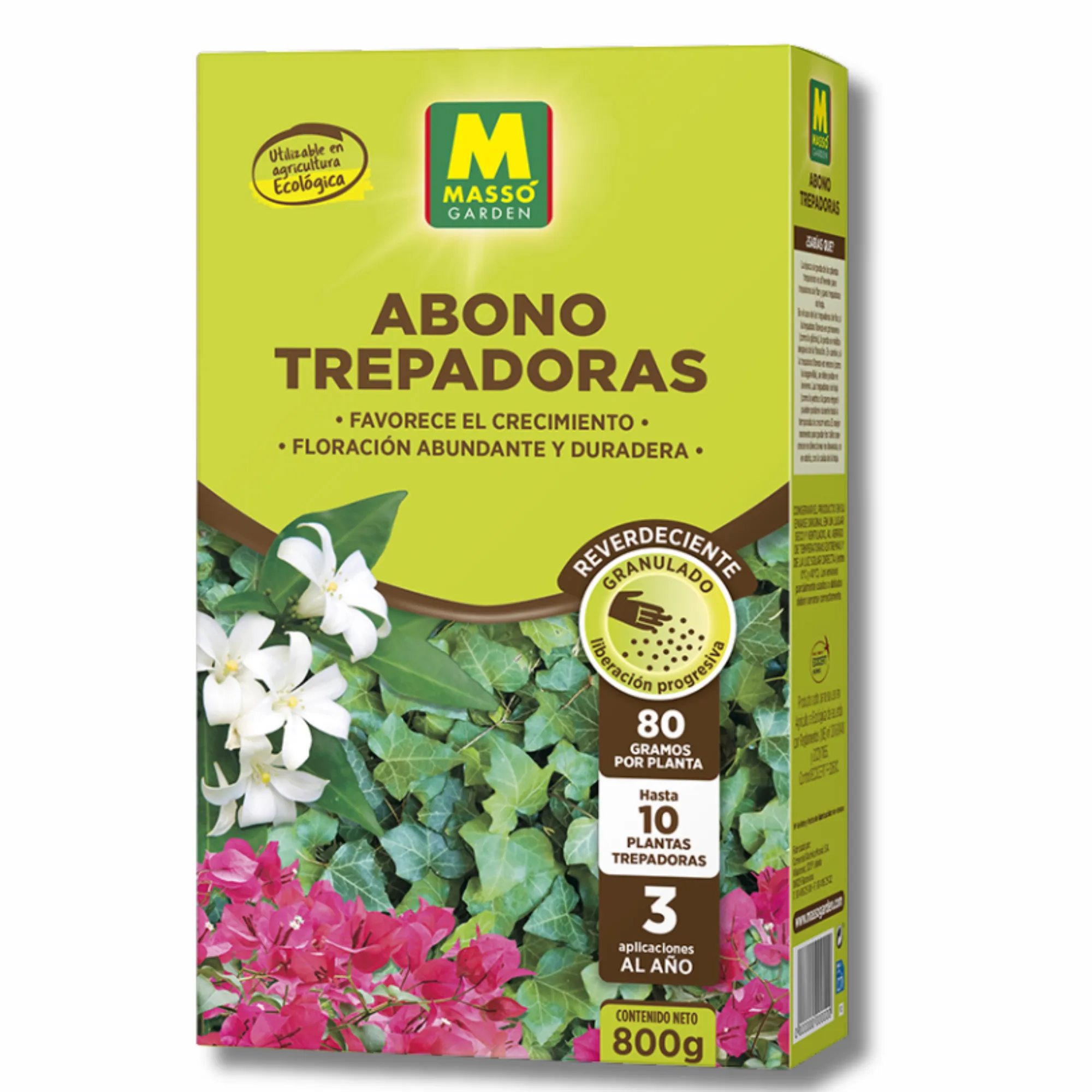 Abono Trepadoras ECO Massó Garden 800 g Liberación Lenta
