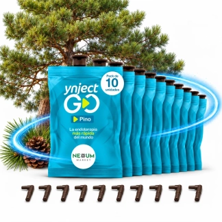 Pack 10 Ynject GO Mini Endoterapia Procesionaria del Pino 25 ml
