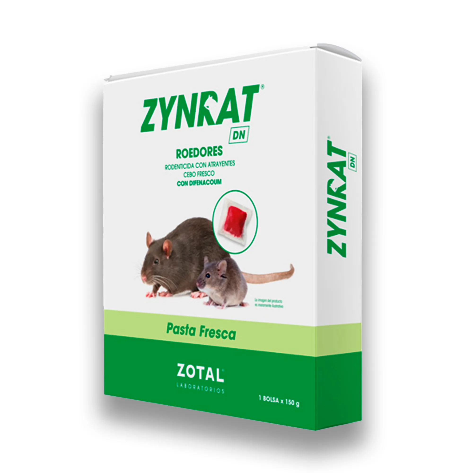 Pasta Fresca Raticida Zynrat DN 150 g