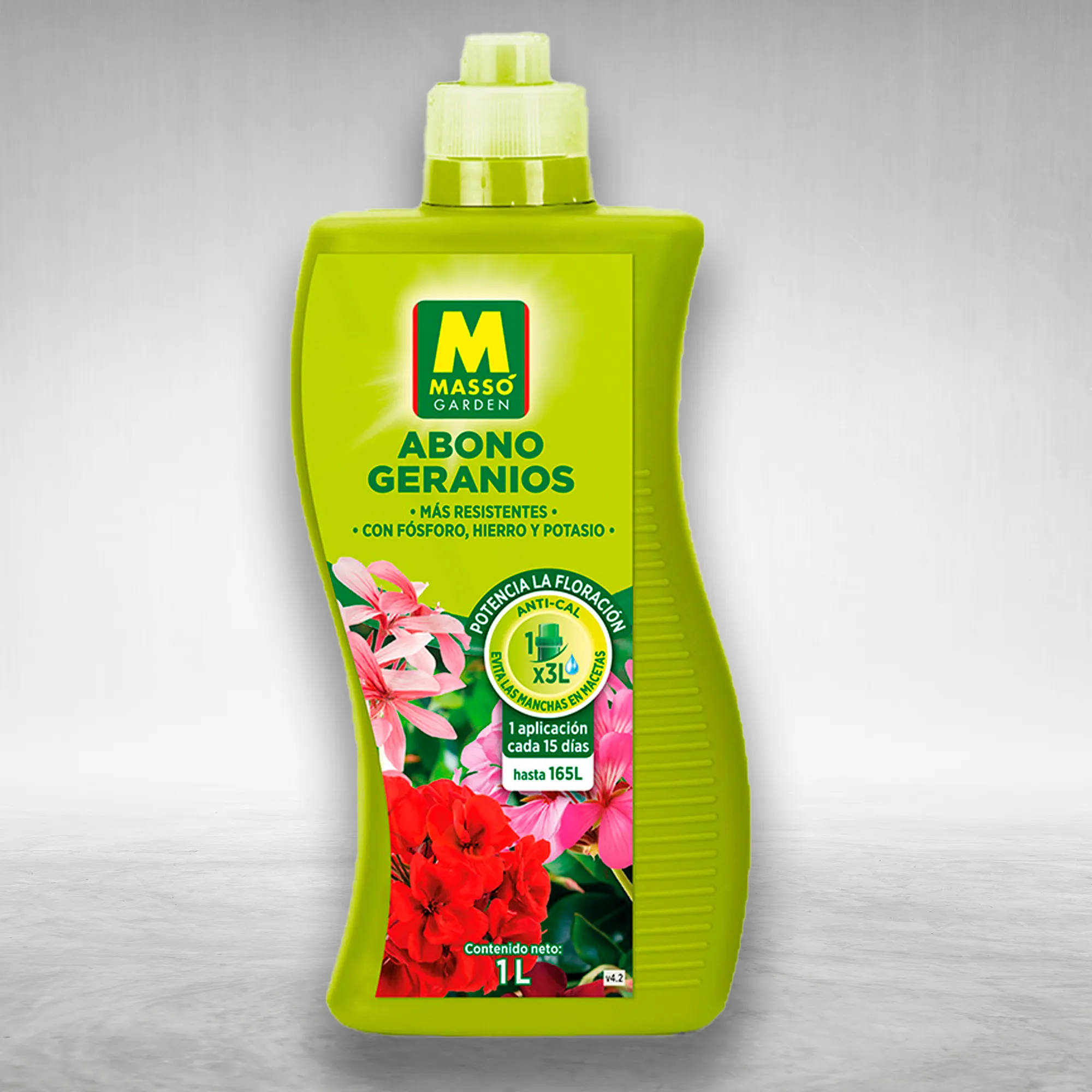 Abono Geranios Massó Garden 1 L para floración