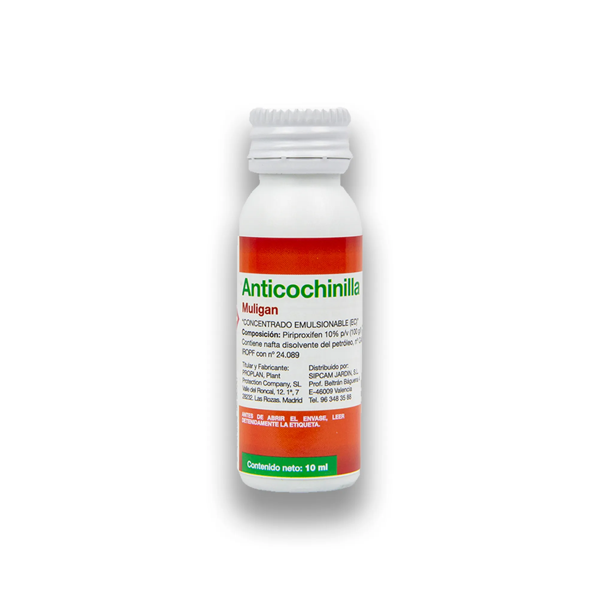 Anticochinilla Muligan Sipcam 10 ml para Cochinillas en Jardín