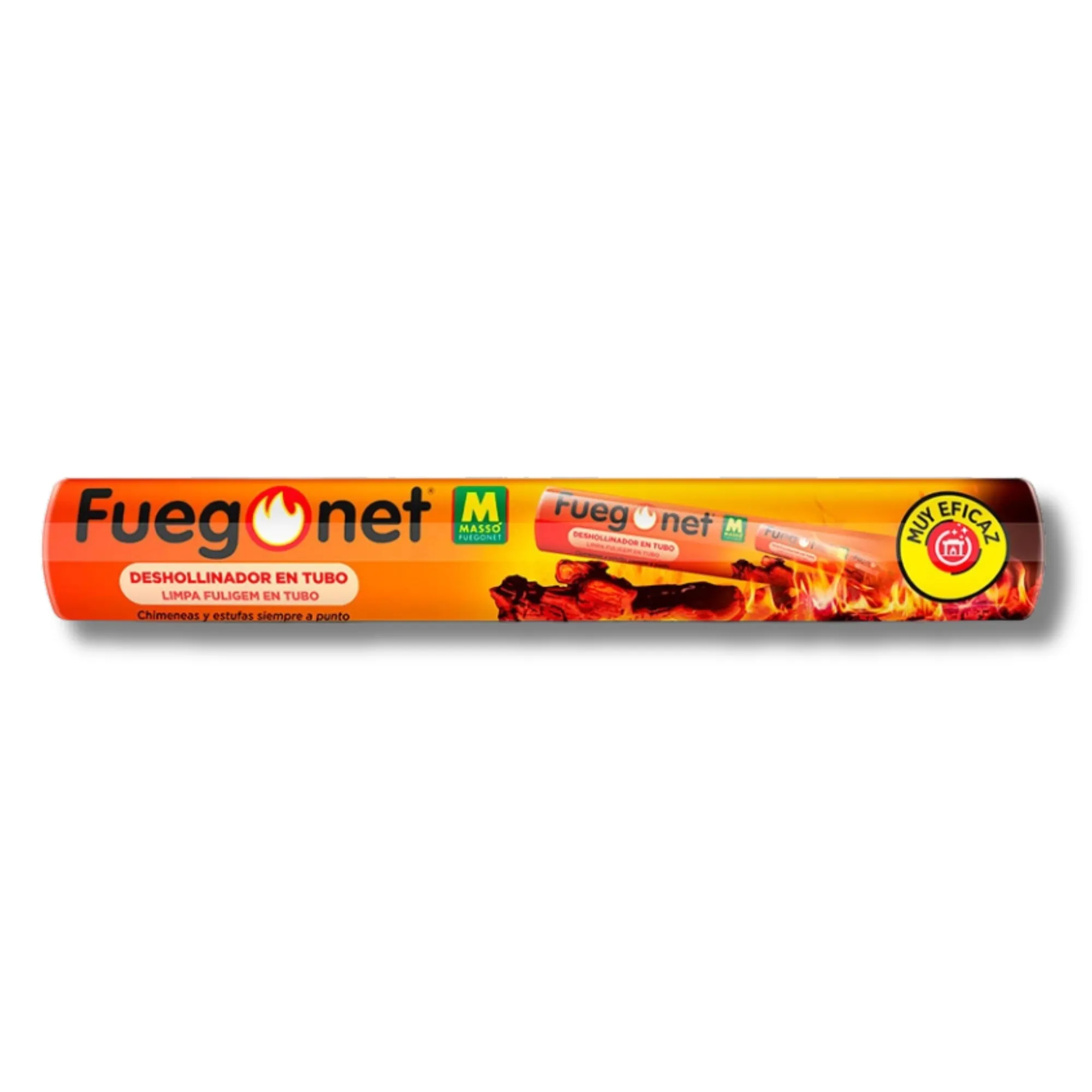 Fuegonet Tubo Deshollinador 175 g para Chimeneas y Estufas
