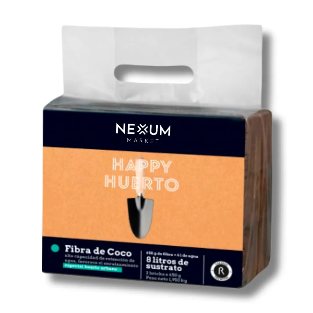 Fibra de Coco Rocalba Happy Huerto 3×650 g
