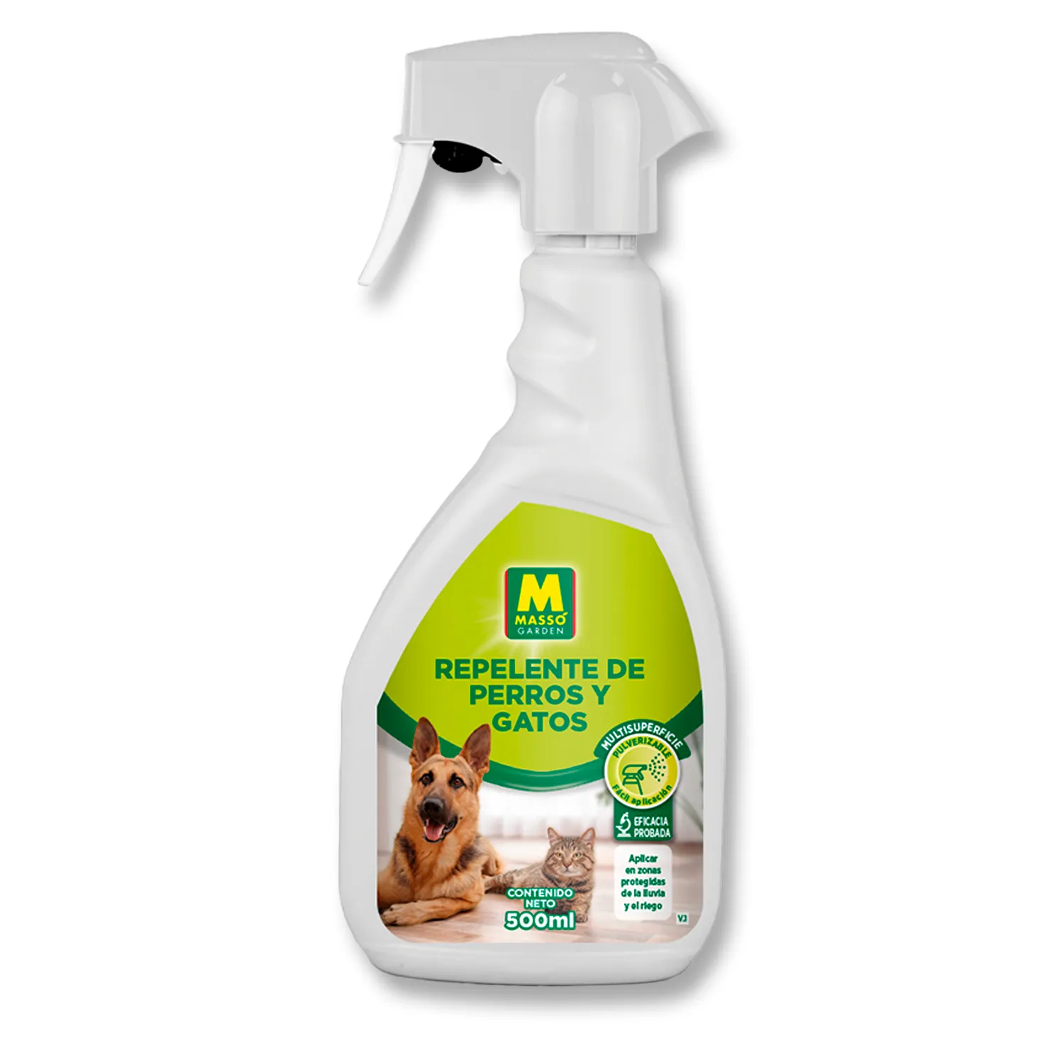 Repelente de Perros y Gatos Massó Garden 500 ml