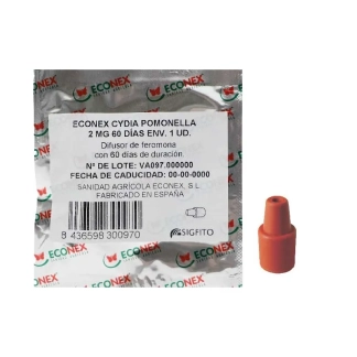 Difusor Feromonas Carpocapsa 2 mg 60 Días Econex