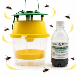 VelutinaTrap Trampa Avispas + Atrayente VelutinaTrap Atrayente Avispas kit unidad