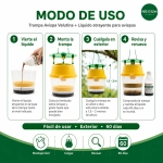 VelutinaTrap Trampa Avispas + Atrayente VelutinaTrap Atrayente Avispas kit unidad
