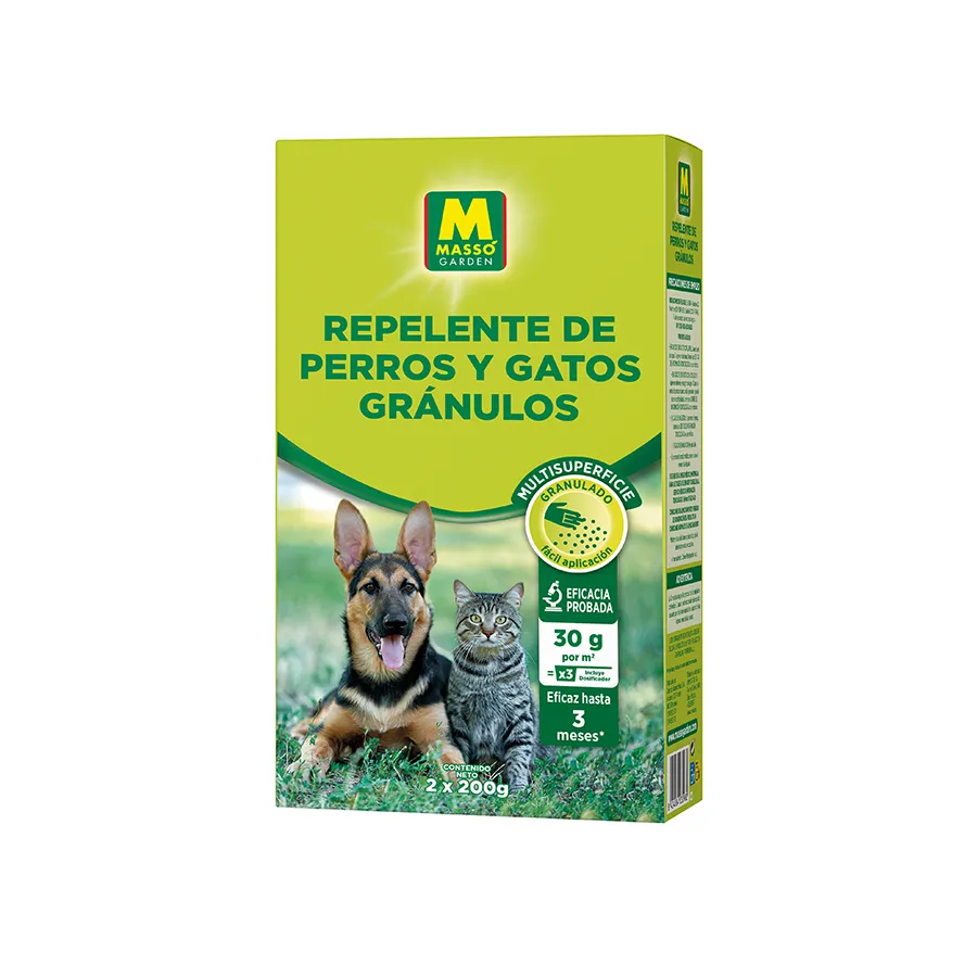 Repelente Perros y Gatos Granulado Massó Garden 400 g
