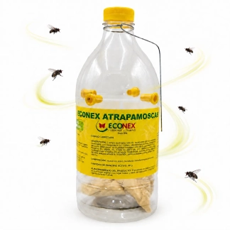 Trampa Atrapamoscas en botella desechable Nexum Market unidad 2 L