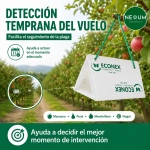 Trampa Triangular Blanca Desechable Econex