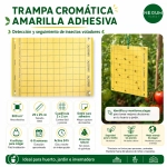 Trampa Cromática Amarilla adhesiva 20x25 unidad