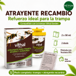 Kit Trampa para Avispas y Avispones con 3 Atrayentes de 50 ml