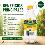 Atrayente Kit Trampa para Mosca de la Fruta y del Olivo 1 unidad