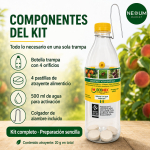 Atrayente Kit Trampa para Mosca de la Fruta y del Olivo 1 unidad