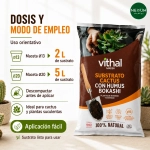 Substrato Cactus con Humus Bokashi 2 L