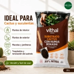 Substrato Cactus con Humus Bokashi 2 L