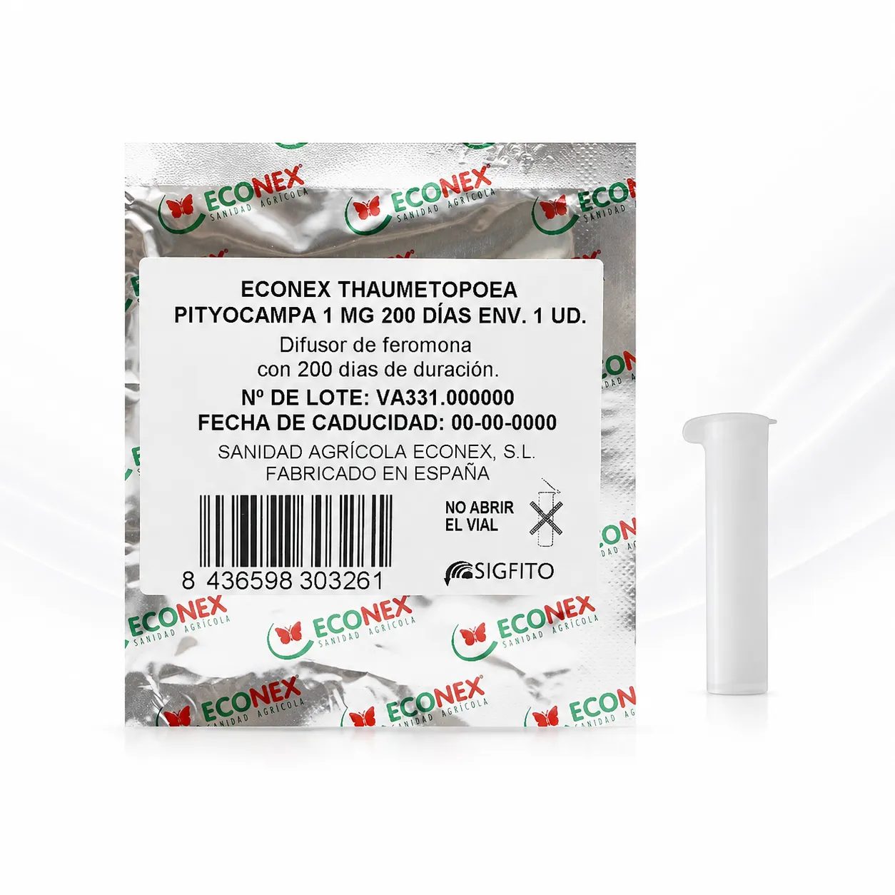 Feromona Thaumetopoea Pityocampa (Procesionaria del Pino) 200 días 1 mg 1 unidad