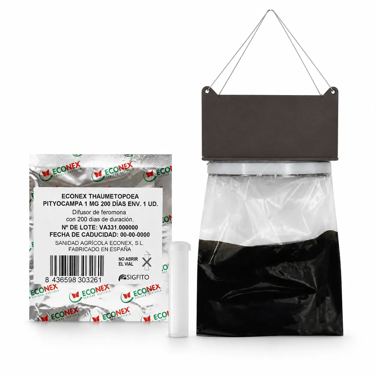 Pack Trampa Procesionaria + Feromona 1 mg 200 días 1 unidad