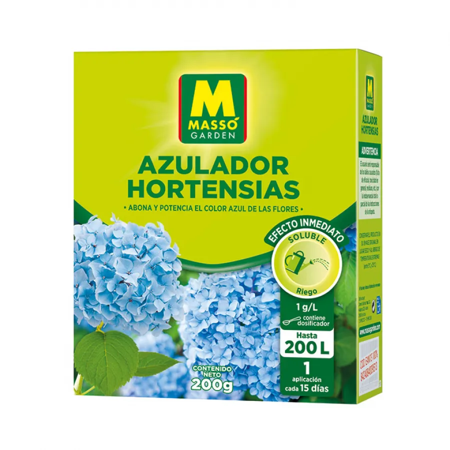 Azulador de Hortensias Fertilizante Soluble 200 g