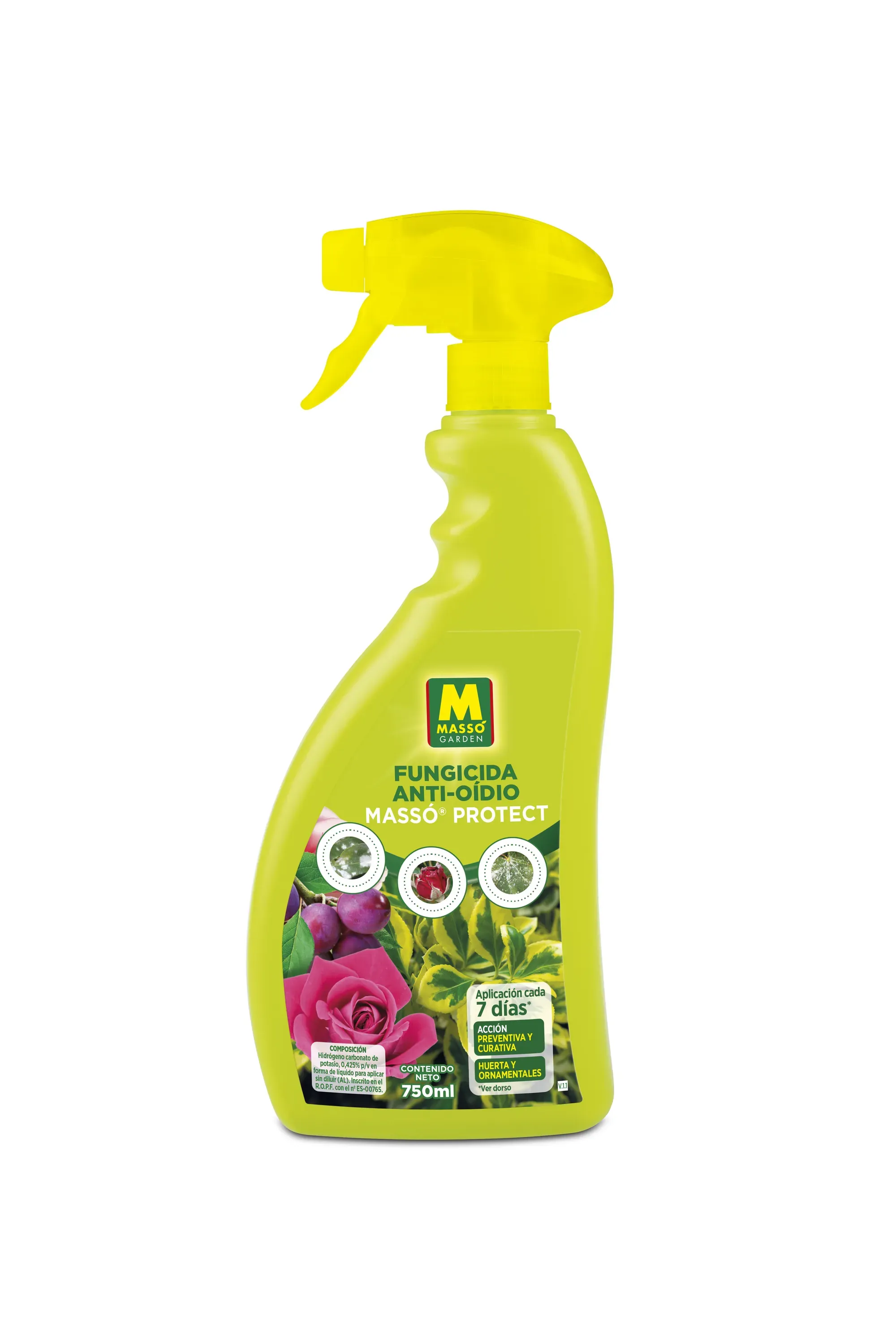 Fungicida Anti-Oídio Massó Protect Spray 750 ml