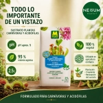 Sustrato Plantas Carnívoras y Acidófilas Massó Garden 2,5 L
