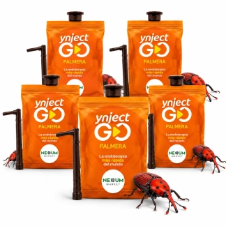 Pack 5 Ynject GO Palmera Endoterapia Picudo Rojo 55 ml