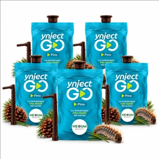 Pack 5 Ynject GO Endoterapia Procesionaria del Pino 25 ml